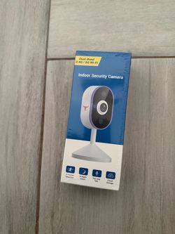 Indoor Security Camera Dual-Band Wi-Fi