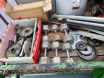 Over 350 Lbs Of Weights $200 for All