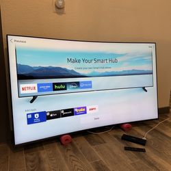 Samsung Curved 65” Smart Tv UHD HDR 4k! Excellent Quality!