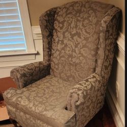 Set Of (2) Wingback Chairs 
