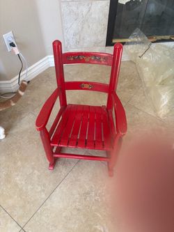 Old kids rocking chair