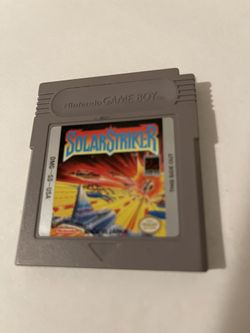 Gameboy Solar Striker