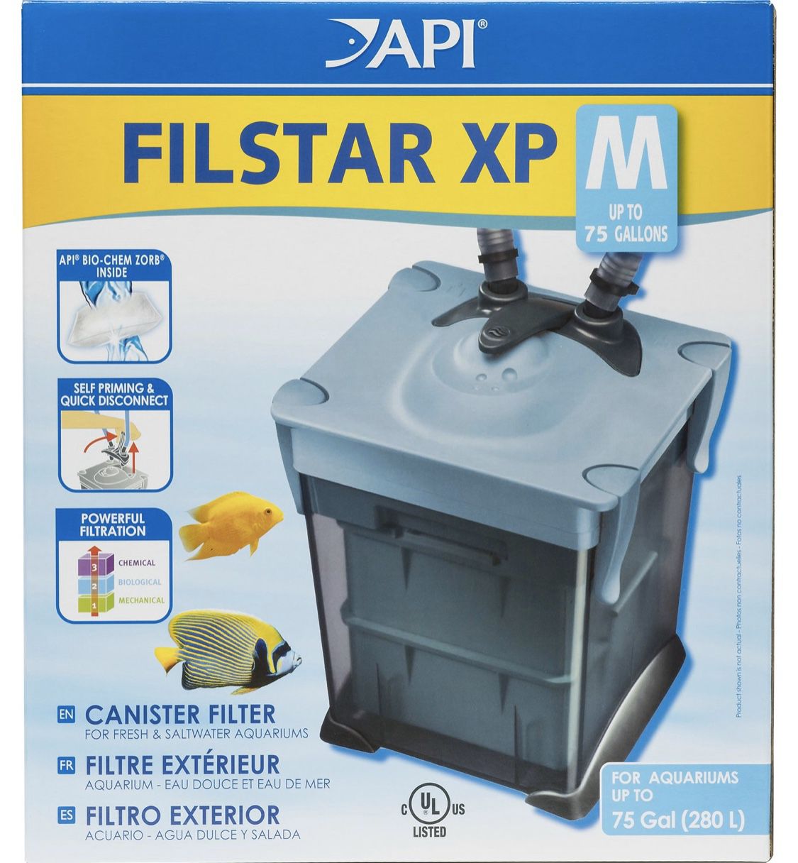 Aquarium canister filter up to 75gal