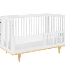 Toddler Bed Crib Size Wooden White