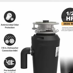 Garbage Disposal 1/2 HP