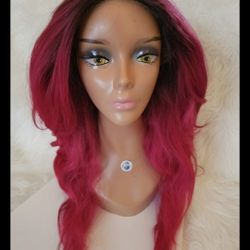 Ombre Pink Lacefront Wig ♡ READ DESCRIPTION♡