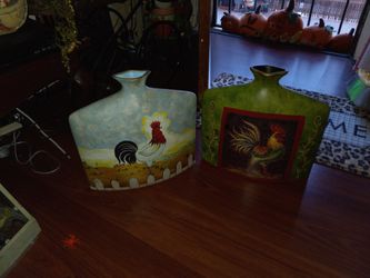 Rooster Vase