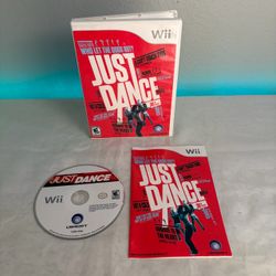 Just Dance (Nintendo Wii, 2009) CIB/Complete! Tested & Working! Dance VideoGame