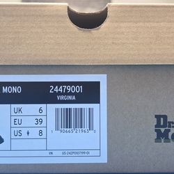 Dr. Martens 8-hole, womans size 8