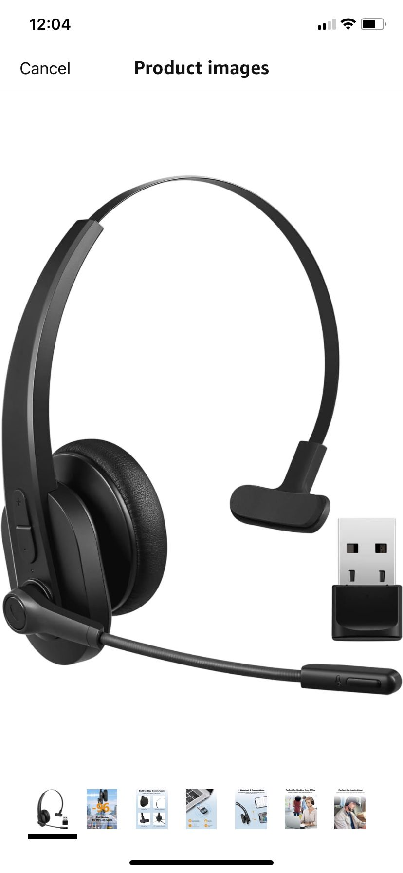Wireless Mono Headset