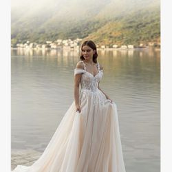 Off The Shoulder Wedding Dress - MAKE AN OFFER