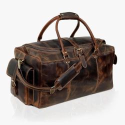 New Leather Duffle Bag 