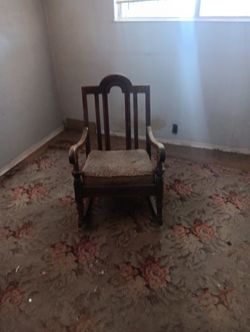 Antique rocking chair.