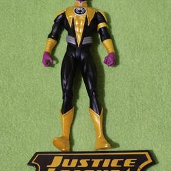 Vintage DV Green Lantern Yellow Sinestro Action Figure 