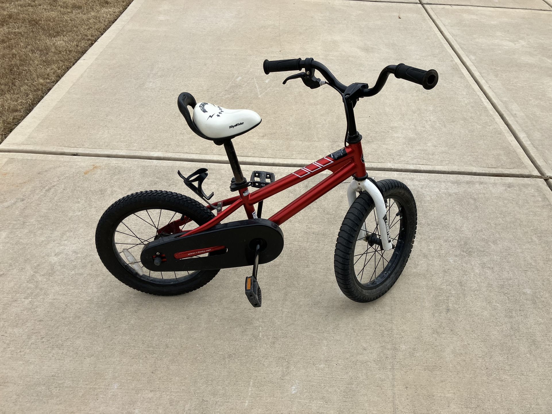 Red RoyalBaby Freestyle Kids Bike 16 Inch