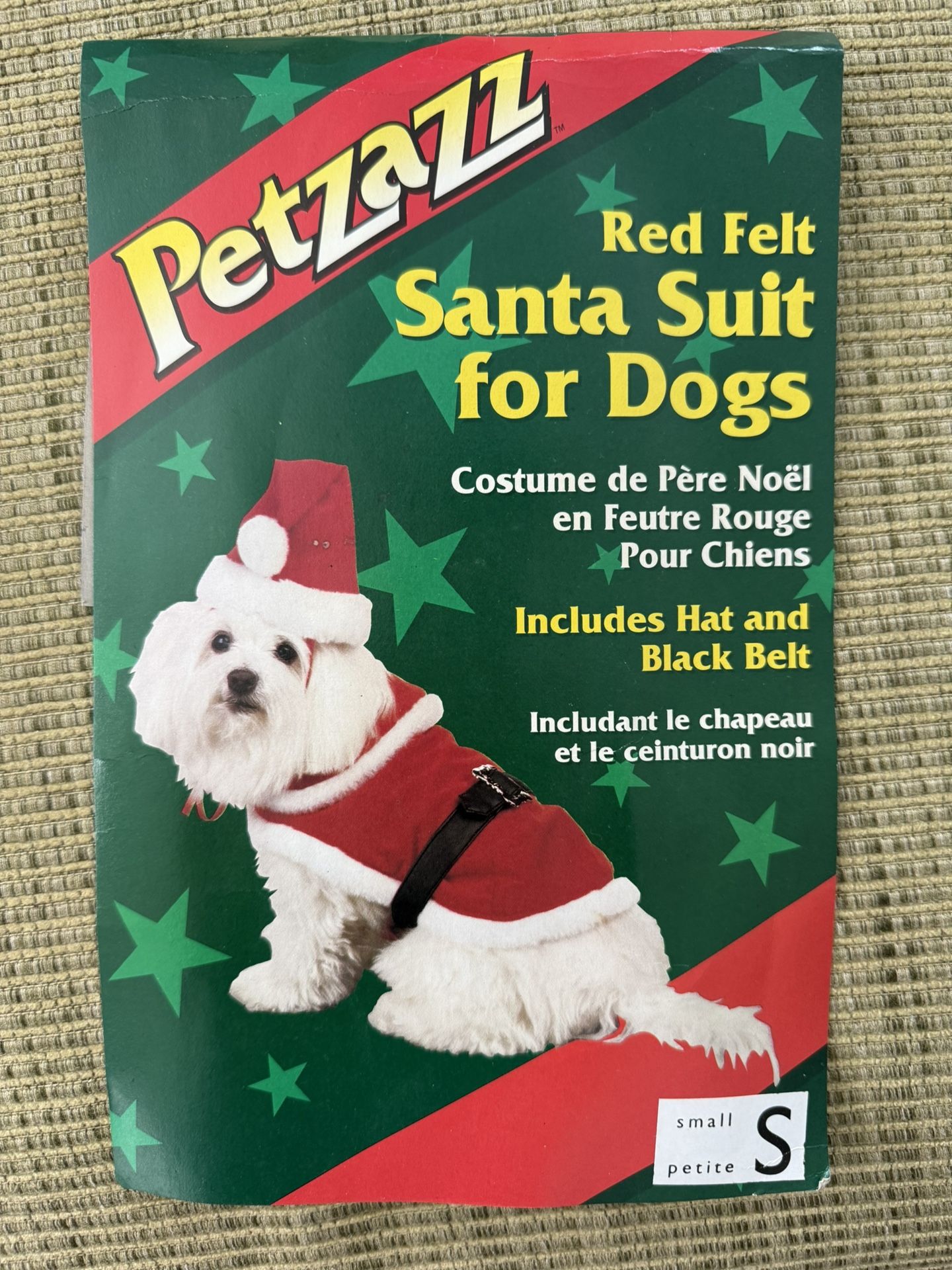 Small Dog Santa Suit Costume 