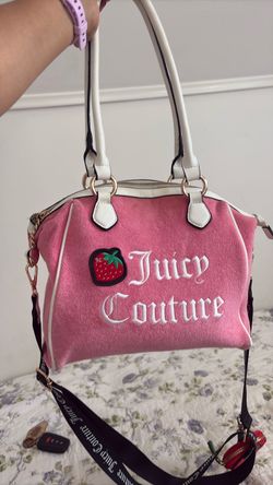 Juicy Couture Sweet N Juicy Strawberry Satchel in pink lemonade