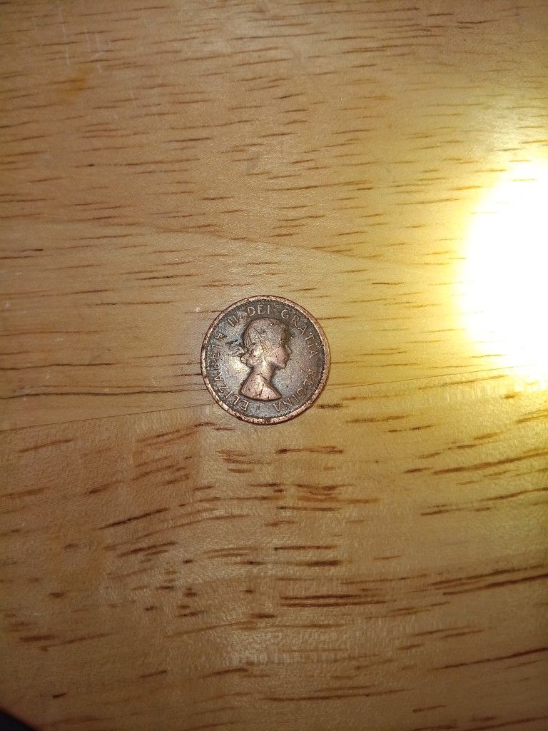 1964 Elizabeth 1cent Coin