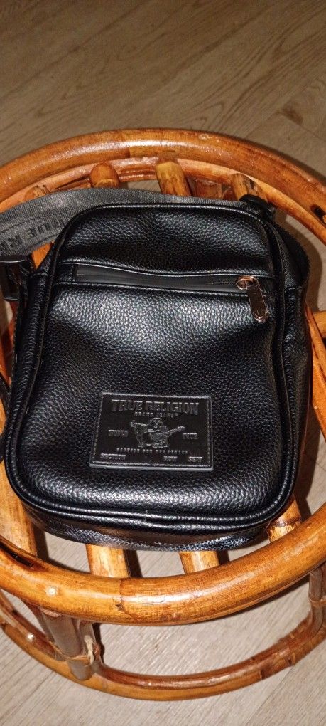 True Religion Leather Crossbody Bag