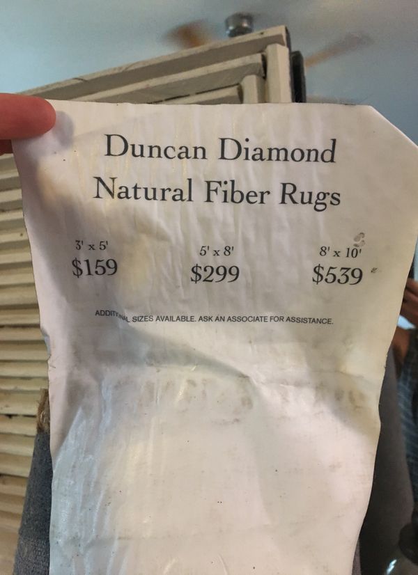 Pottery Barn Jute Rug 5 X 8 Duncan Diamond Natural Fiber For Open In The Continue To Mobile Website