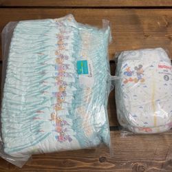 35pk NEW size 2 Pampers Baby Diapers with Cartoon Print - Sesame Street