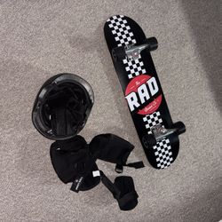 Skateboard and Safety Gear