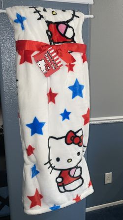 New Hello Kitty Super Soft Stars Throw 60 X 70