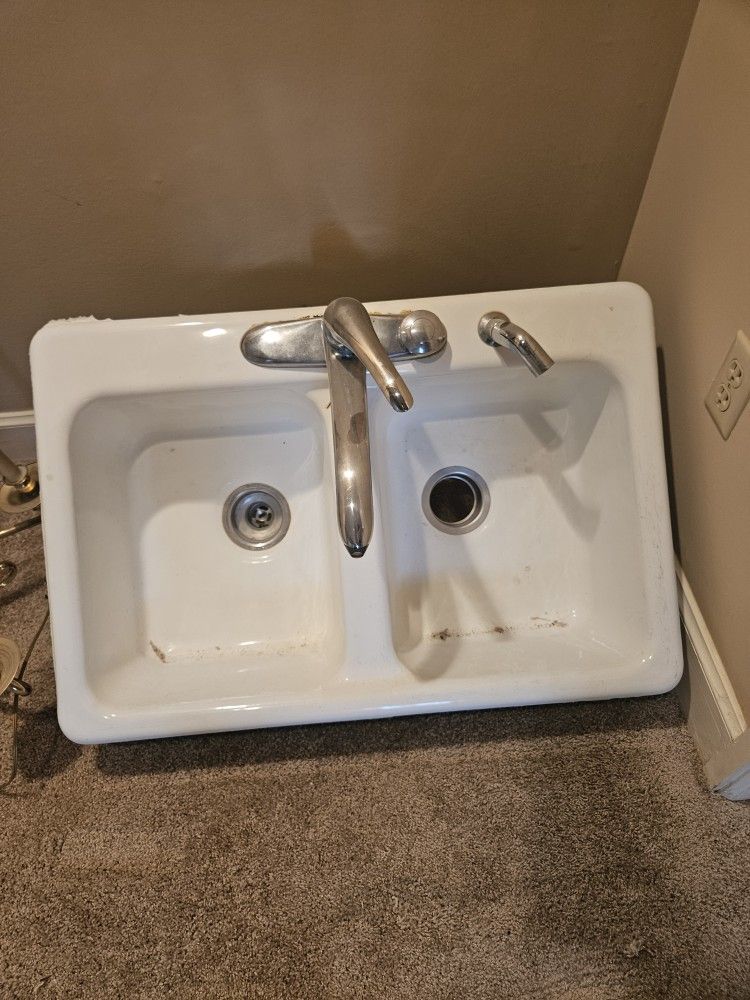 Cast Iron Drop In Kitchen Sink