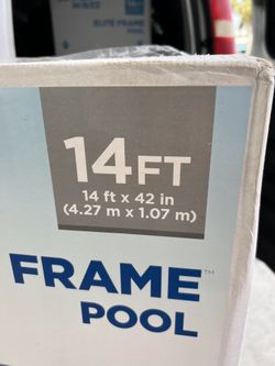 New Pool 14x 42 Whit Everything Inside 