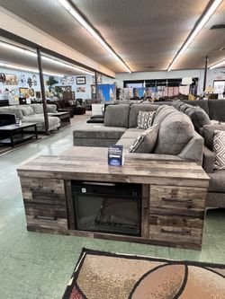 🚚Hot Deal🚚Brand New Name Brand TV Stand With Fireplace Insert $449, Finance Available, Delivery Available 