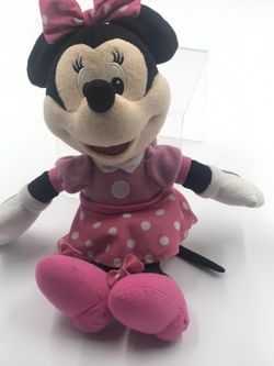 15” Singing Mini Mouse-Pink polkadot bow and skirt!