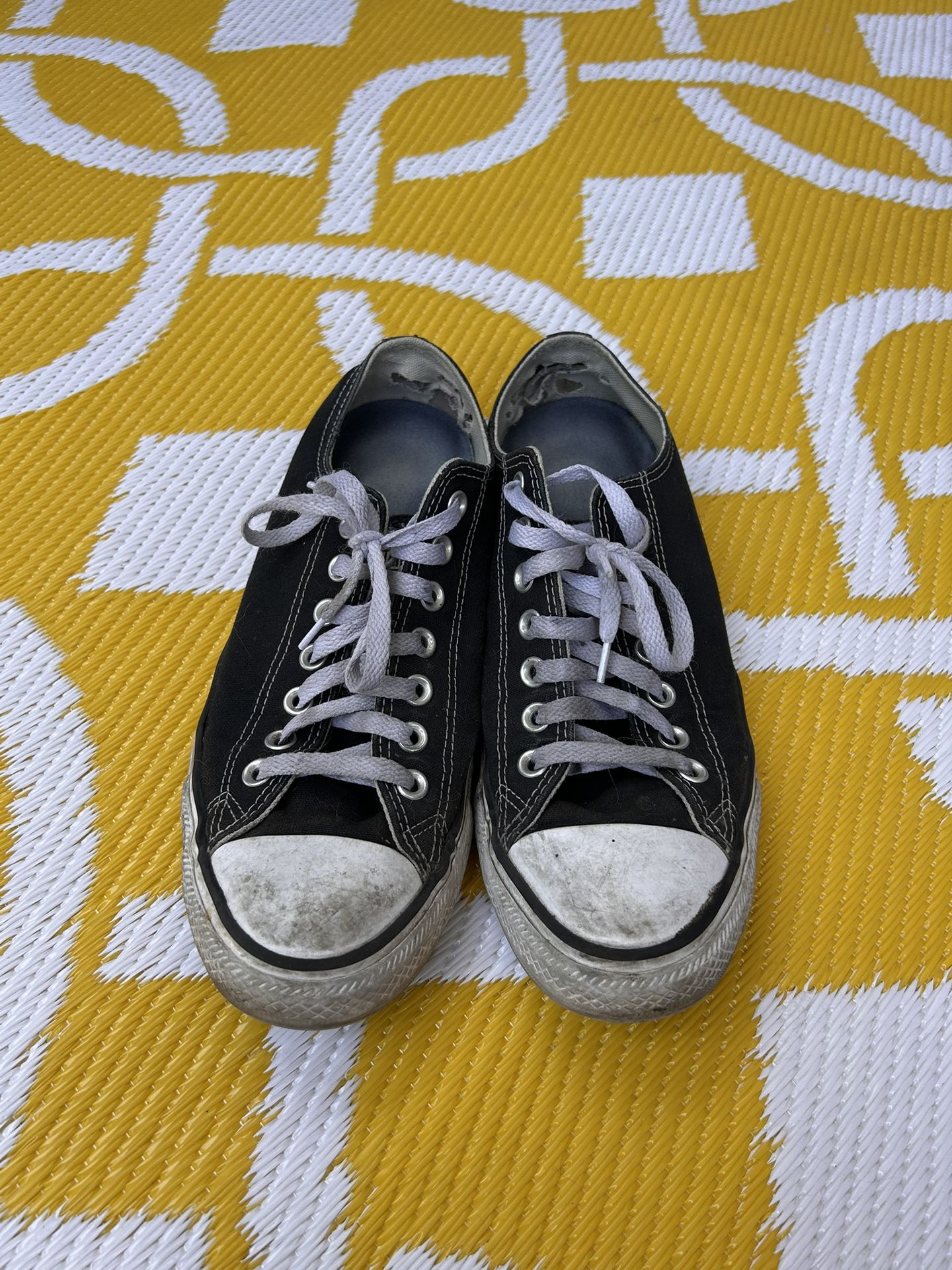 Black And White Converse Lo Canvas Classic Chucks