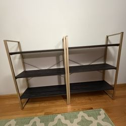 Sauder® 3-Shelf Bookcase in Blade Walnut - Set of 2