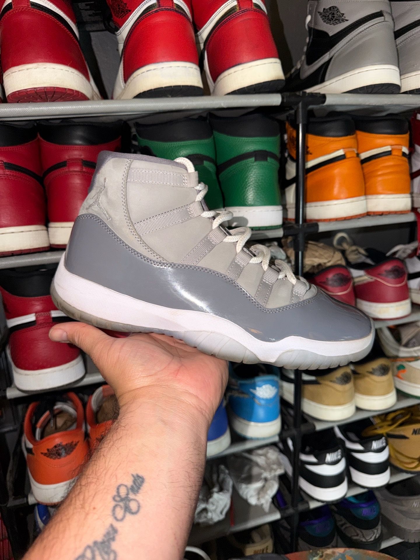 Used Air Jordan 11 “Cool Grey” Sz 10.5