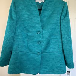 Blazer Teal Blue Size 10