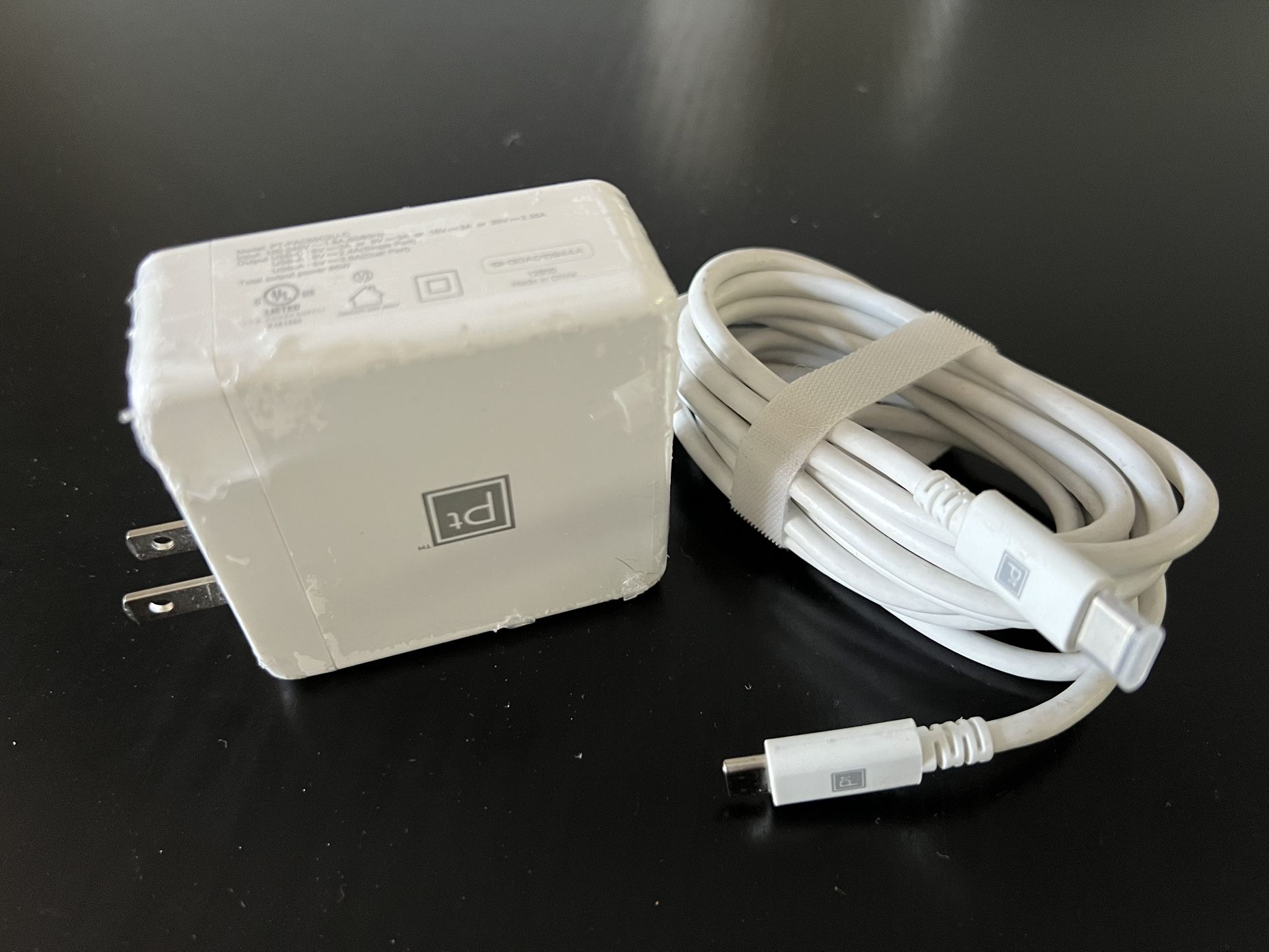 Platinum - 65W USB-C Wall Charger with USB-C Cable PT-PAC65C2U