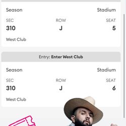 2 Tickets Para Carin Leon