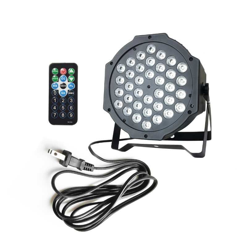 1 New 36 LED Par Lights Can Stage Uplighting for Parties Weddings Church DJ Disco Lights