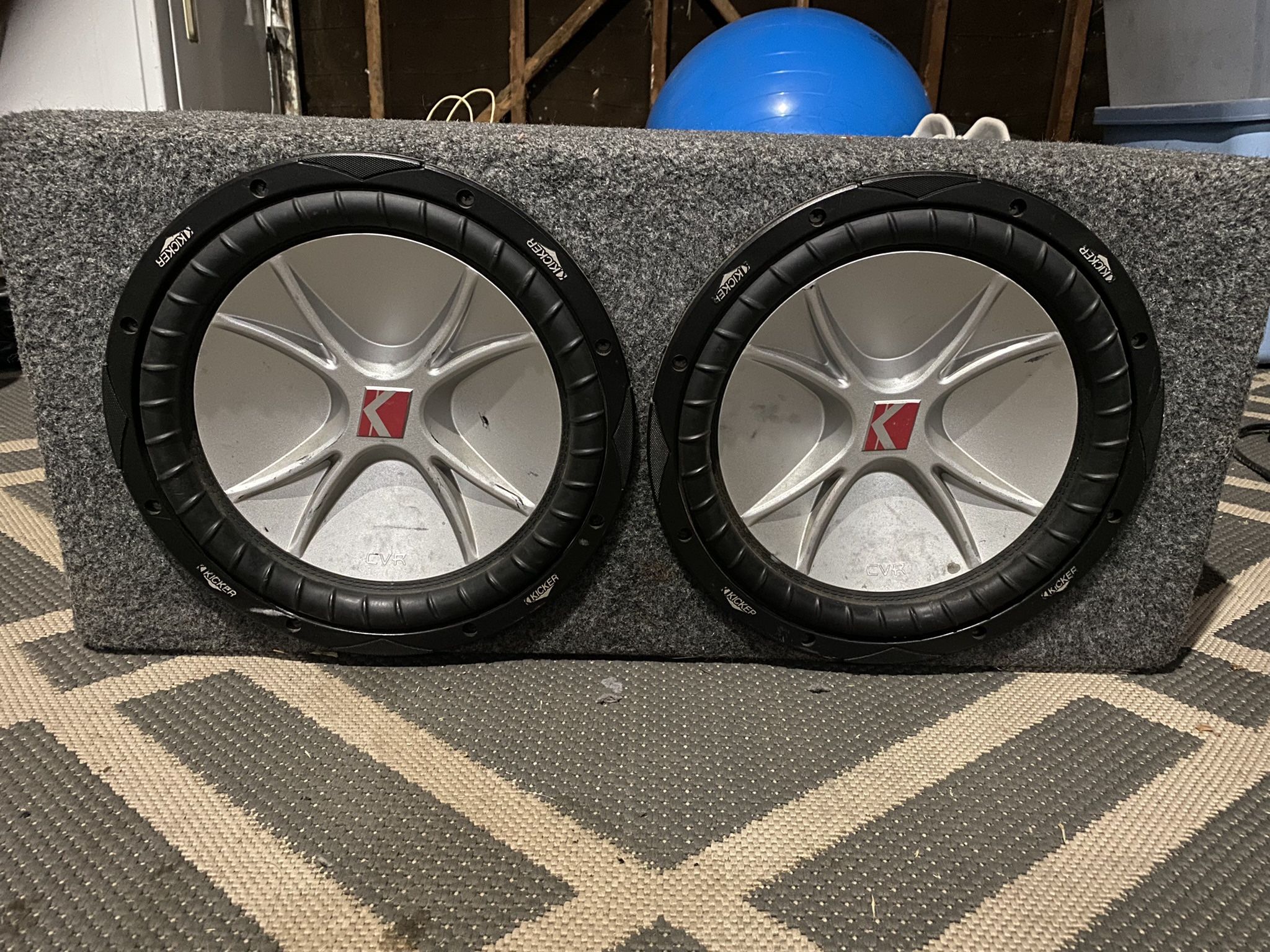 12” Kicker CVR Subwoofer’s