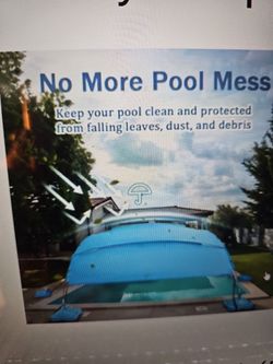Pool Cover Canopy Debris Protection