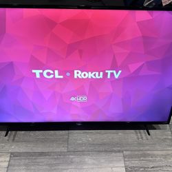 55” Roku TCL 4K TV