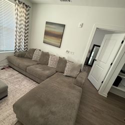 Gray 2 Piece Sectional
