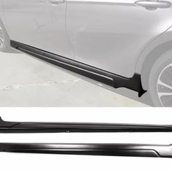 Fits 18-22 Toyota Camry IKON Style Side Skirts Matte Black - PP