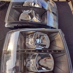 07-14 Chevy Tahoe/Suburban/Yukon/Yukon XL Headlights Faros Calaveras Micas Luces 
