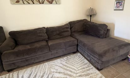Large Brown Sofa