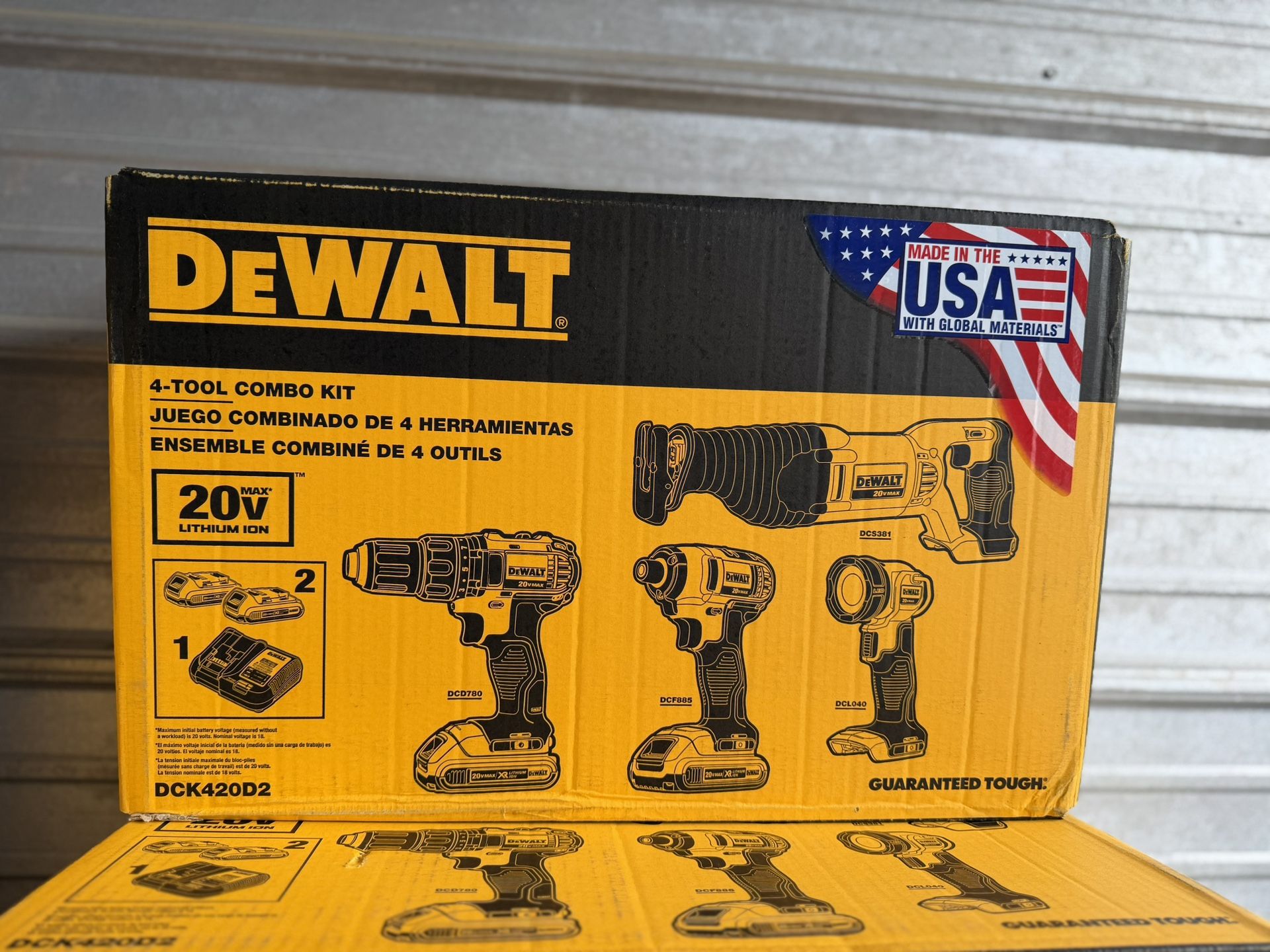 Dewalt 20v Max 4 Tool Combo Kit