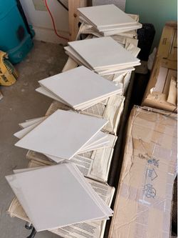 Bedrosian Diamond shape white color porcelain tiles 70 sqft