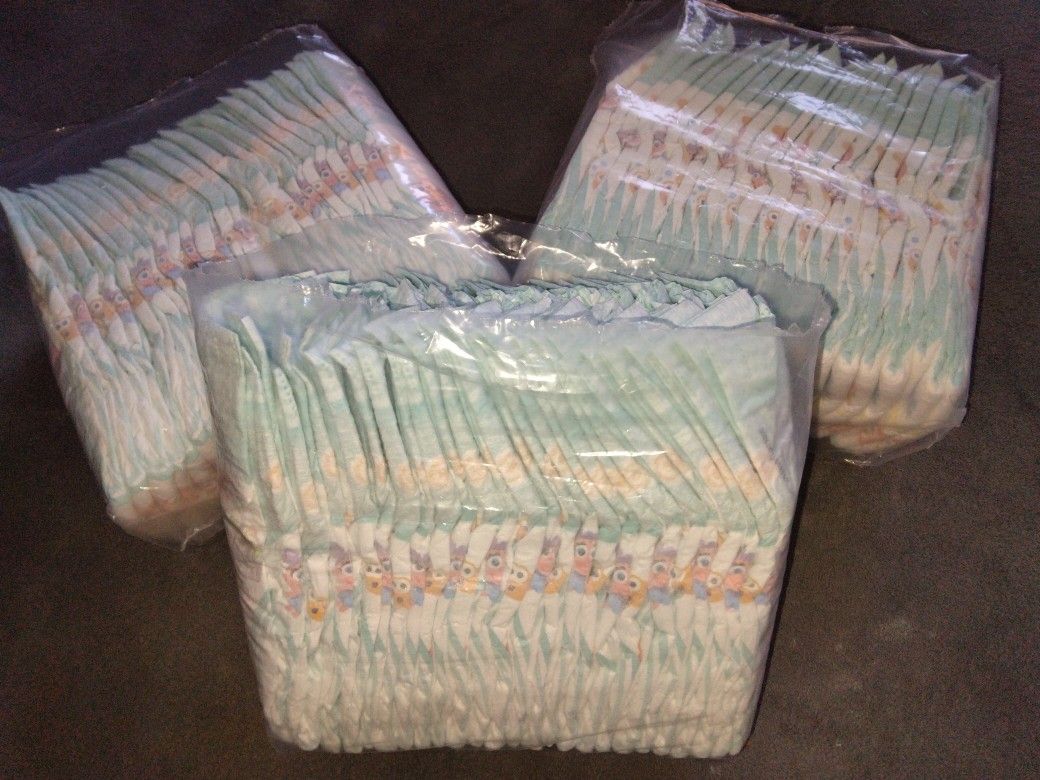 77 Pampers Baby Dry size 2 diapers Open Bags BOLSAS ABIERTAS de 77 pañales de talla 2 $20 si las recogen o $25 si quieren entrega