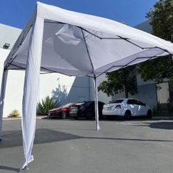 On Sale!! 11x11 ft Gazebo Tent with Mosquito Netting, Water Resistance. White Color