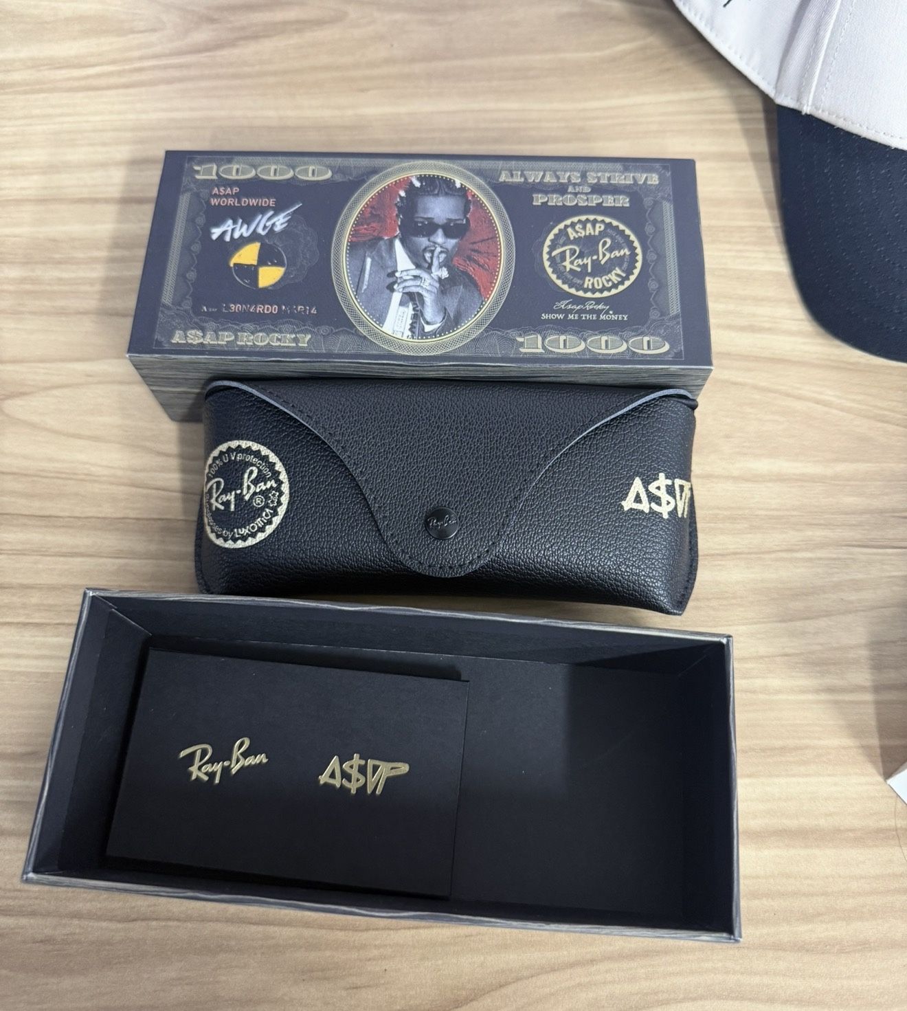 A$AP Rocky Ray-Bans - Mega Club master Blacked Out Collection